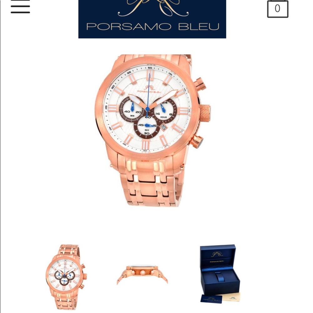 Porsamo Blue men’s  watch